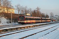 VT 43 und 41 in Hechingen Landesbahnof