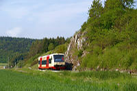 VT 213 zwischen Veringenstadt und Veringendorf