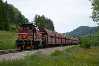 V 124 auf der Burladinger Steige