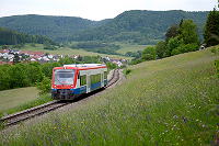 VT 650.01 auf der Burladinger Steige