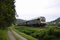 Die Voith Maxima  auf dem Rückweg nach Stuttgart.