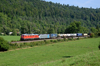 232 609 mit 186 296 von Railpool im Schlepp fährt Richtung Horb.