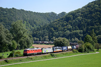 232 703 als Vorspan von 485 013 der BLS Cargo und 151 133 von HectorRail.