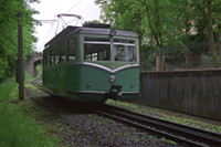 Kurz vor der Ausweichstation Schloss Drachenburg