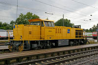 >MaK G1206 BB der X.R. Gleislogistik XR 01 im Tübinger Huptbahnhof.