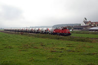 260 002 bei Bichtlingen auf der Ablachtalbahn