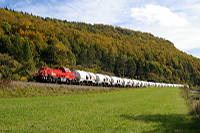 Der Zug wird gleich Albstadt-Ebingen erreichen