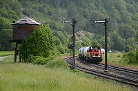 Der Holcim-Zug in Hausen im Tal