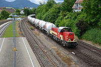 Einfahrt des Zuges in Balingen