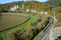 Der Naturparkexpress bei Laiz