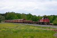 V 150 zieht kurz vor Schlatt V 180 schiebt nach.