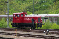 V 22 519 ist in Rottweil mit Rangierarbeiten beschäftigt.