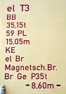 Anschriften am T3.