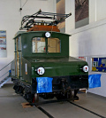 Die kleine E-Lok EL4 (AEG 1902) mit dem hübschen Namen "Lina".