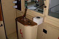 Führerstand der "Lina".