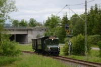 EL4, B2 und T1 auf Bergfahrt mit Enfahrtvorsignal