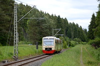 VT 235 zwischen Trossingen Stadt und Trossingen Bahnhof