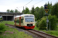 VT 235 zwischen Trossingen Bahnhof und Trossingen Stadt